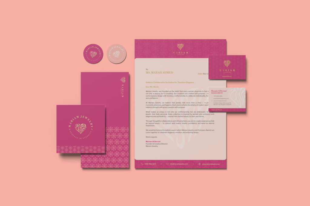 Mariam Jewelry Branding